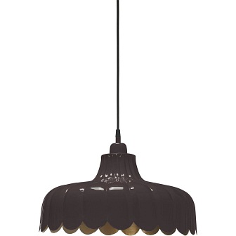 zdjęcie Delikatna lampa wisząca kwiat Wells brązowa 43cm